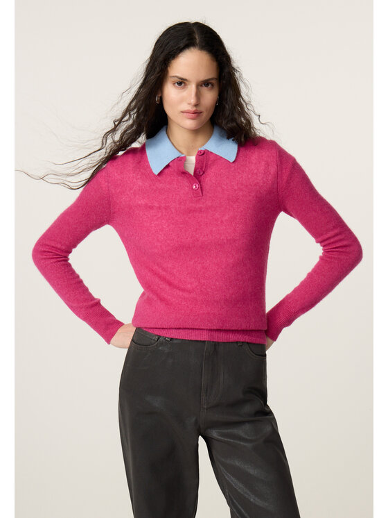 Fabienne Chapot Fabienne Chapot Sweter 6998-1854-175 Różowy Regular Fit