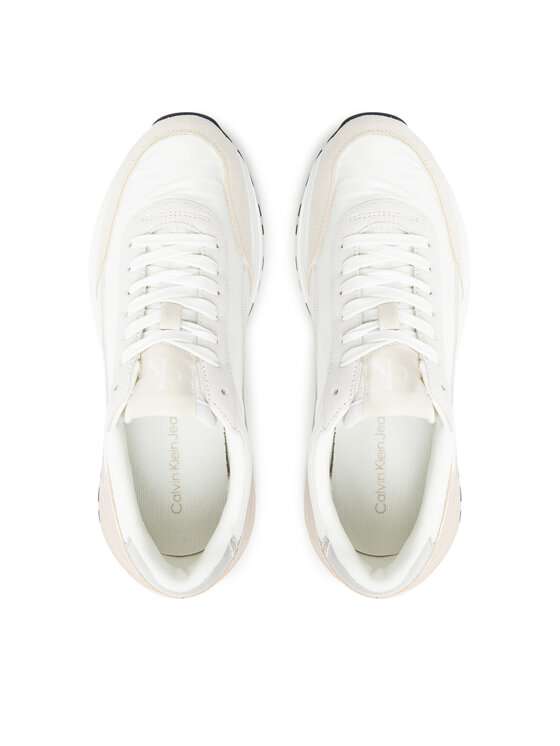 Calvin Klein Jeans Calvin Klein Jeans Sneakersy Hike Runner Mg Nylon Perl YW0YW01963 Biały