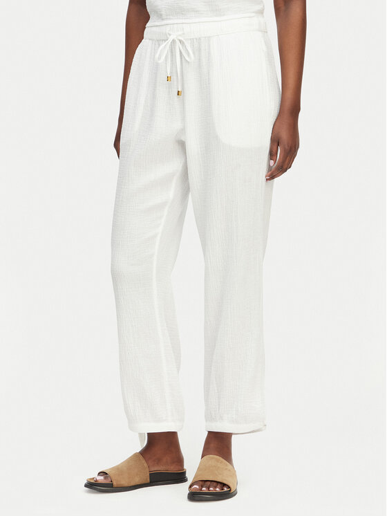 LAUREN RALPH LAUREN LAUREN RALPH LAUREN Komplekti kuuluvad top ja püksid Double Gauze 20617192 Valge Regular Fit