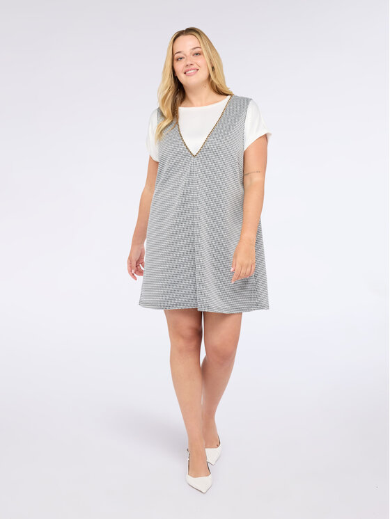 Fiorella Rubino Fiorella Rubino Vestito da giorno 7036L001153N0Z3 Nero A-Line Fit