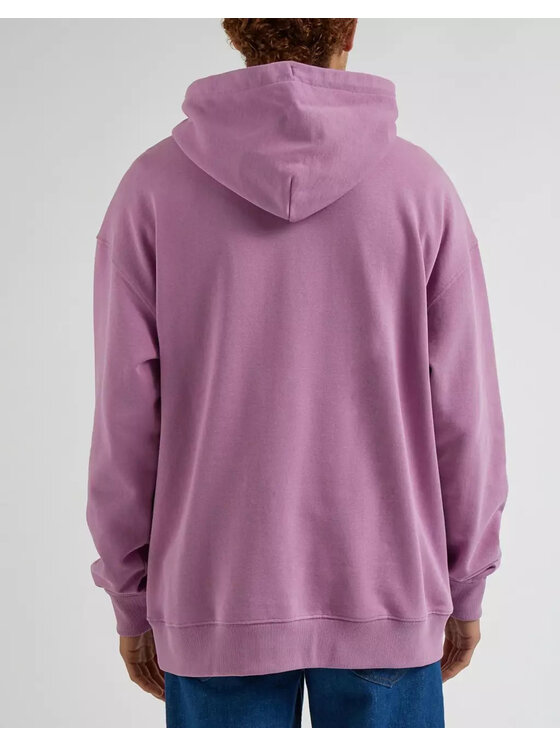 Lee Lee Felpa CORE LOOSE HOODIE Viola Loose Fit