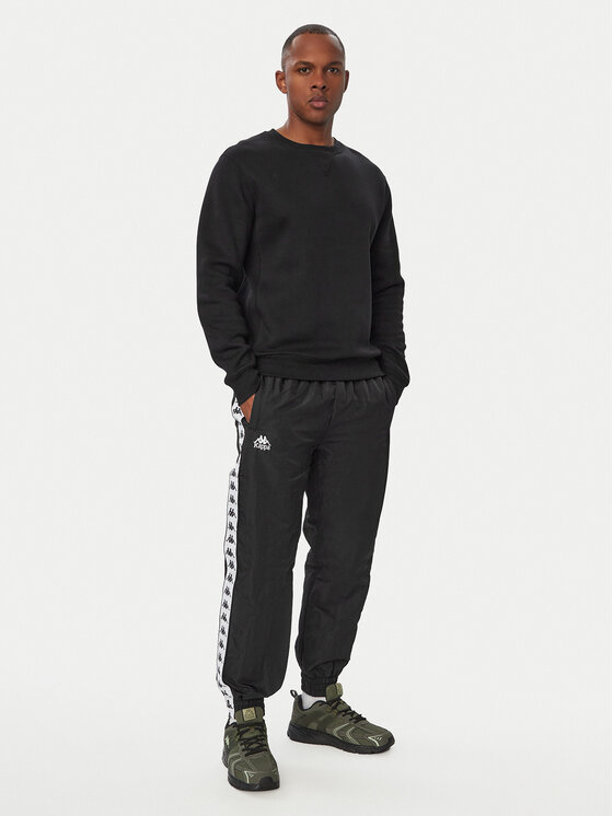 Kappa Kappa Долнище анцуг Orfeo 36235NW Черен Comfort Fit