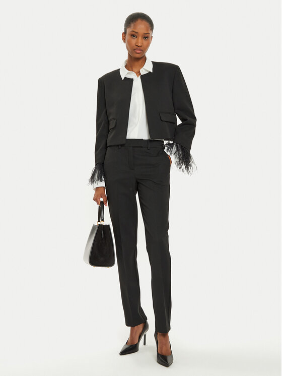 Marella Marella Bleizers Gattini 2423046152 Melns Regular Fit