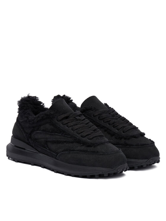 D.A.T.E. D.A.T.E. Sneakersy Athleta Shearling W431-AT-TD Černá