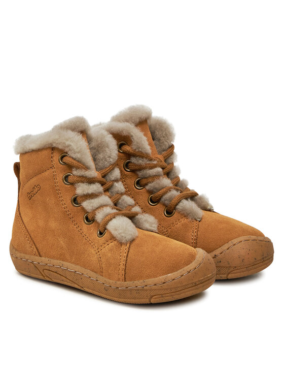Froddo Froddo Gležnjarji Minni Suede Laces G2110140-2 S Rjava
