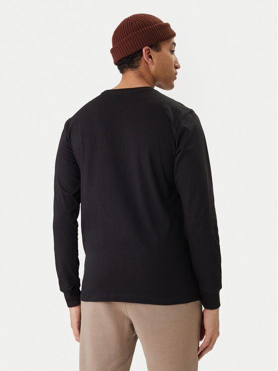 The North Face The North Face Marškinėliai ilgomis rankovėmis Evolution Simple Dome NF0A8EU3 Juoda Regular Fit