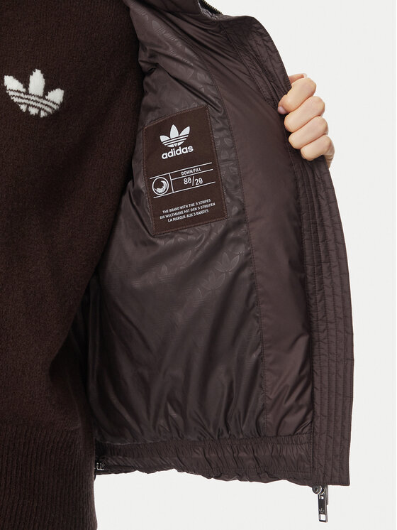 adidas adidas Žieminė striukė Essentials KR9566 Tamsiai ruda Loose Fit