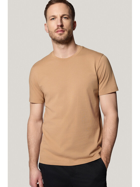 Próchnik Męski T-Shirt, rozmiar L, Beżowy, PM6 TS073125000006