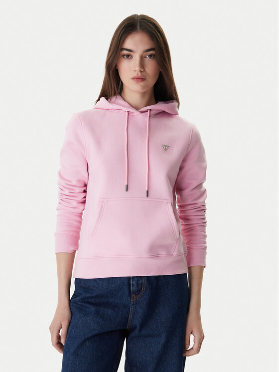 Guess Jeans Guess Jeans Felpa W4YQ04 KC811 Rosa Regular Fit