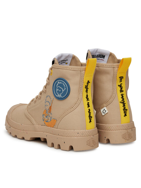 Palladium Palladium Schnürstiefeletten Pampa-Petit Prince 74449-286-M Beige