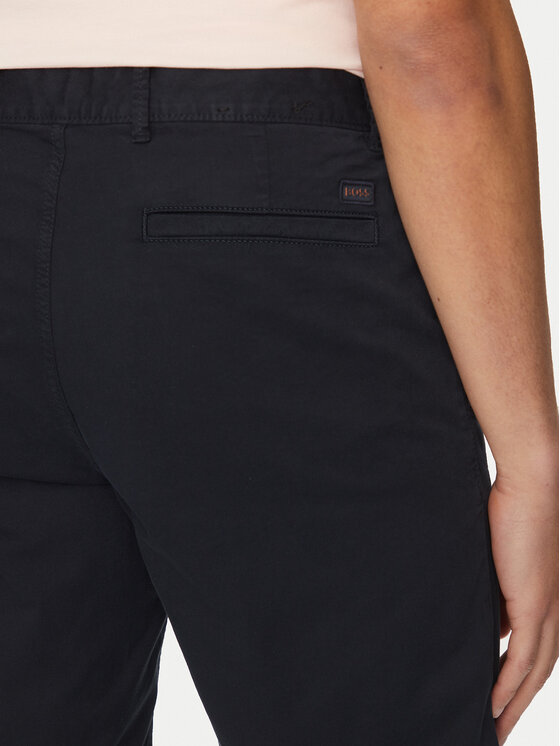 BOSS BOSS Pantalon scurți din material 50536723 Bleumarin Slim Fit