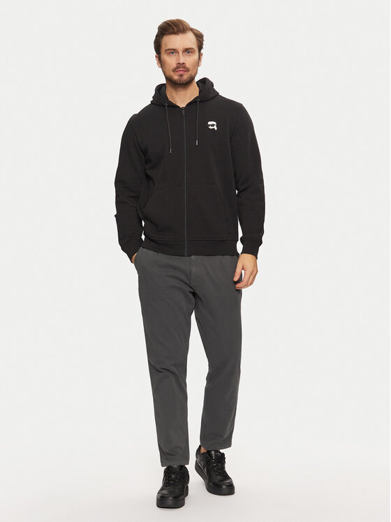 KARL LAGERFELD KARL LAGERFELD Mikina 705074 551900 Tmavomodrá Regular Fit
