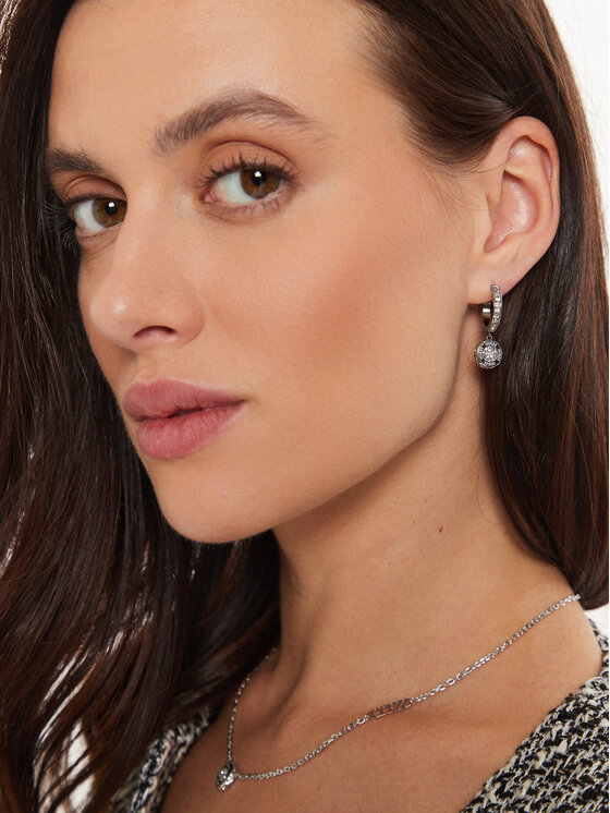 Guess Guess Náušnice JUBE04 596JW Strieborná