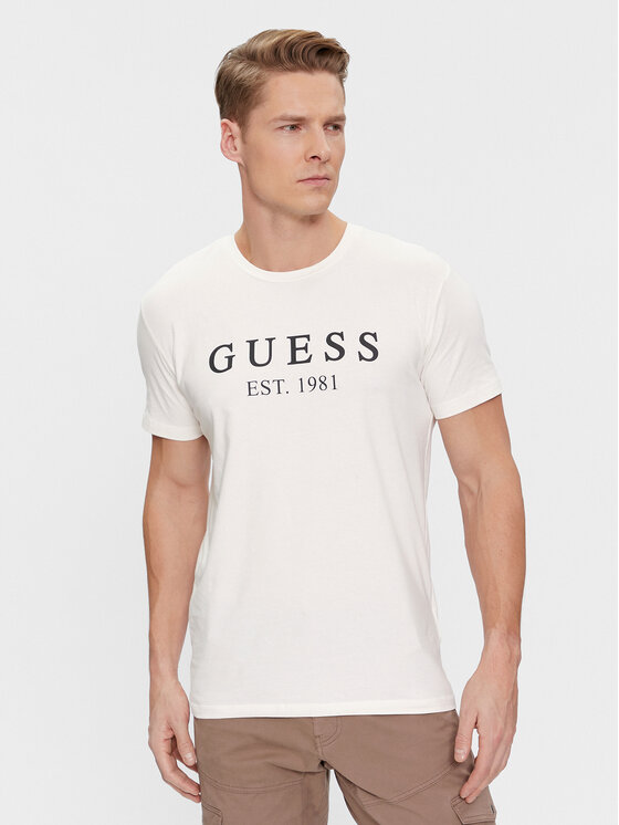 Guess T-krekls U4RI22 K6YW0 Balts Regular Fit