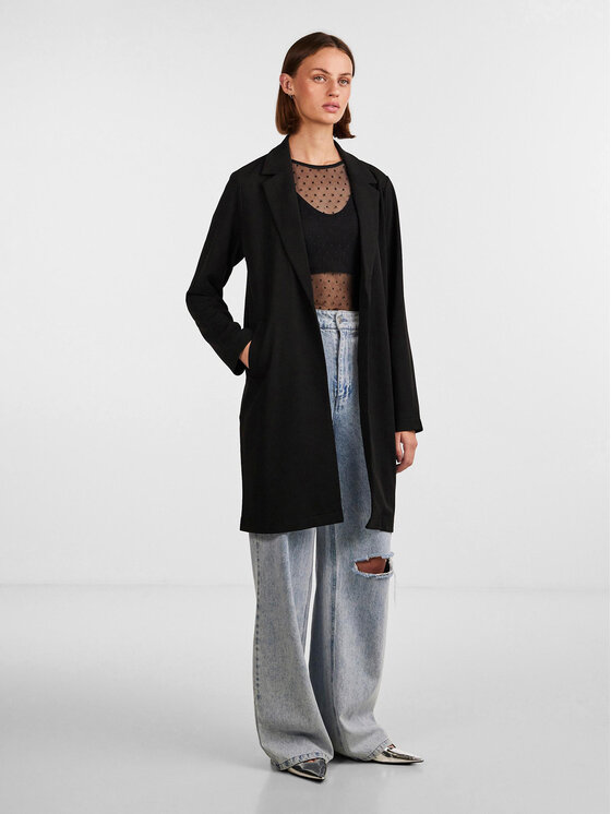 Pieces Pieces Kardigán 17140860 Fekete Regular Fit