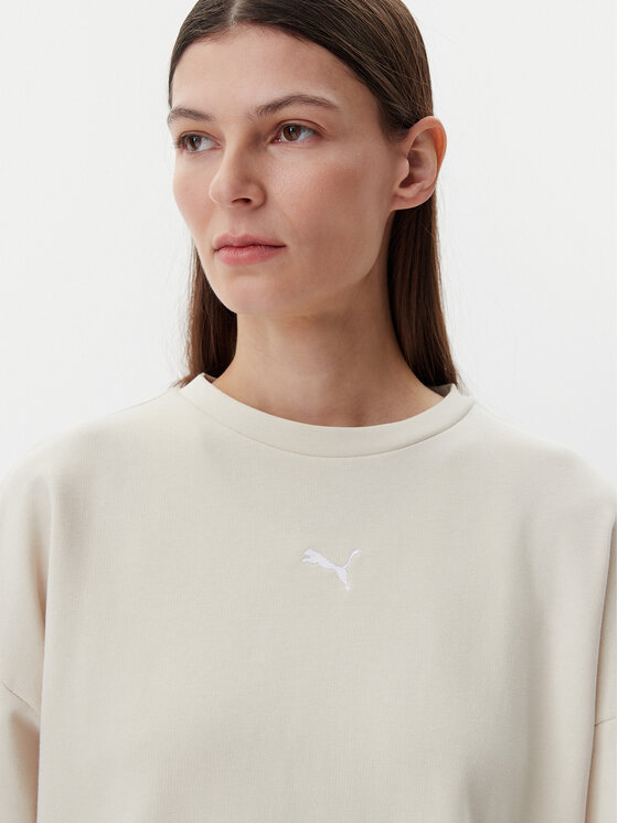 Puma Puma Bluză Ess 685401 Bej Oversize
