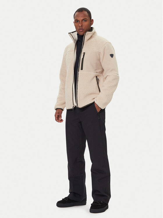 Rossignol Rossignol Fleecejacke Alltrack RLOML10 Beige Relaxed Fit