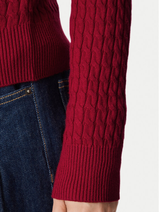 Tommy Hilfiger Tommy Hilfiger Sweter WW0WW44993 Czerwony Regular Fit
