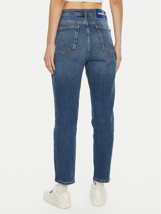 HUGO HUGO Дънки Noe_B 50520614 Син Mom Fit