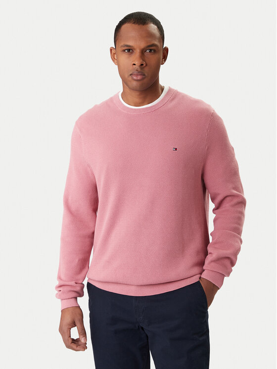 Tommy Hilfiger Tommy Hilfiger Svetr Essential MW0MW36347 Korálová Regular Fit