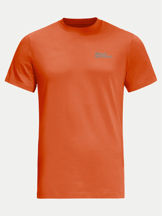 Jack Wolfskin Jack Wolfskin Tričko Essential 1808382 Oranžová Regular Fit