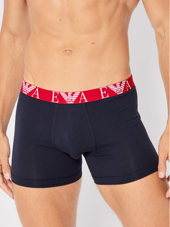 Set di 3 boxer 111473 2F715 70435 Blu scuro