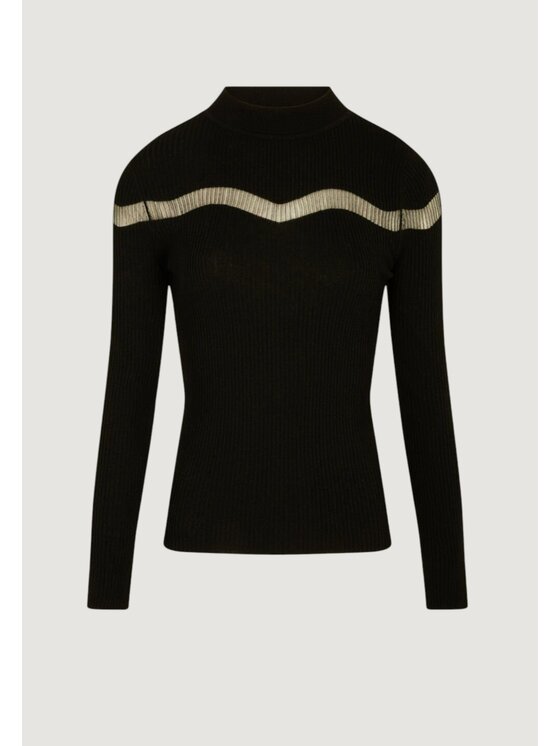 Morgan De Toi Morgan De Toi Maglione 252-MVAL Nero Casual Fit