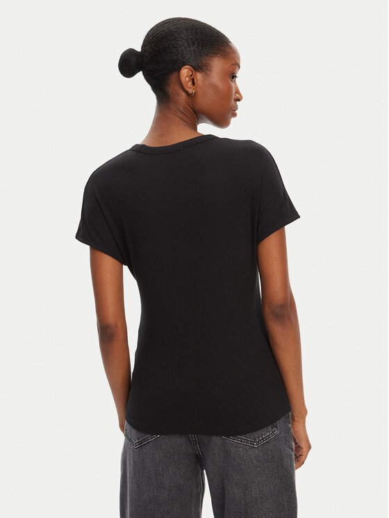 Tommy Hilfiger Tommy Hilfiger Футболка WW0WW45731 Чорний Slim Fit