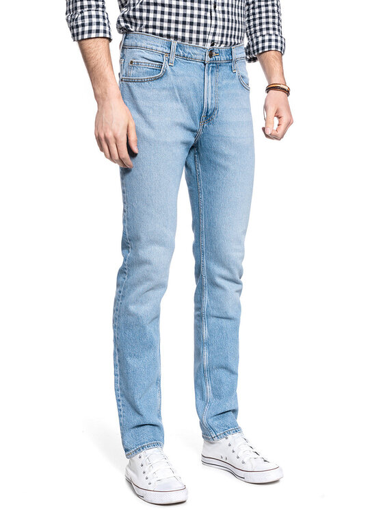 Lee Lee Jeansy RIDER Niebieski Slim Fit