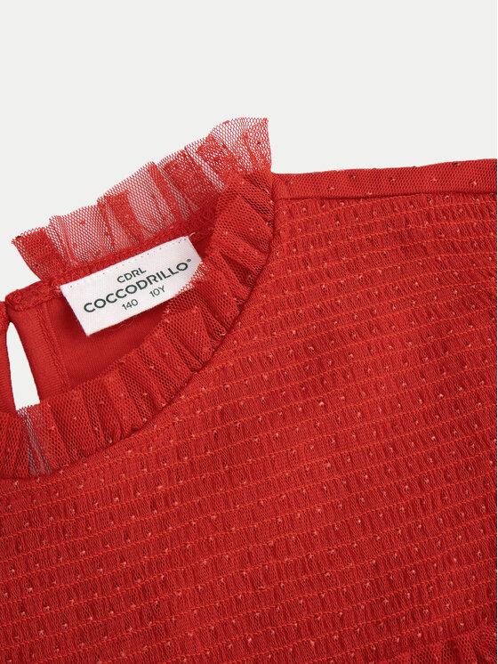 Coccodrillo Coccodrillo Elegantes Kleid ZC4128102EJG Rot Regular Fit