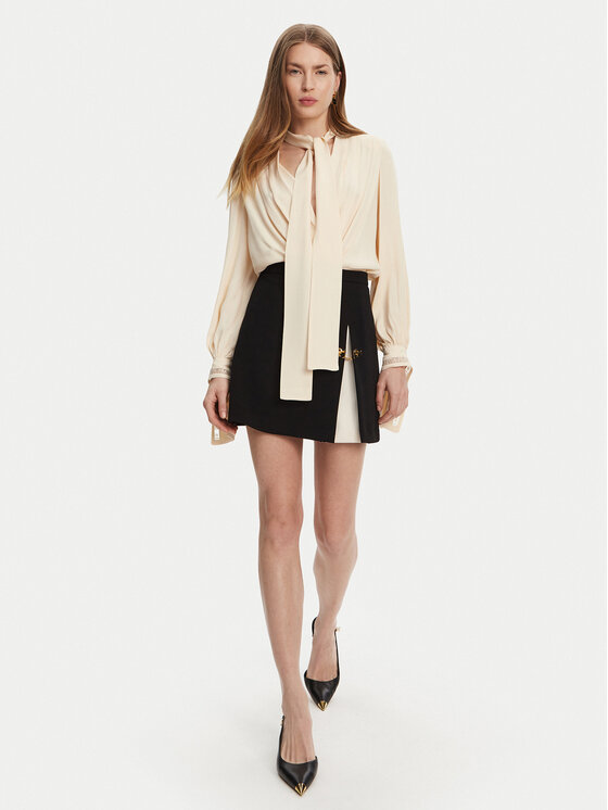 Elisabetta Franchi Elisabetta Franchi Spódnica mini GO-079-51E2 Czarny Regular Fit