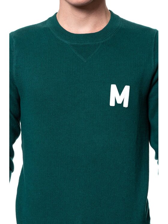 Mustang Mustang Sweter EMIL C JUMPER Zielony Regular Fit