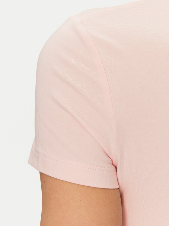Guess Guess T-shirt W5GI04 J1314 Rosa Slim Fit