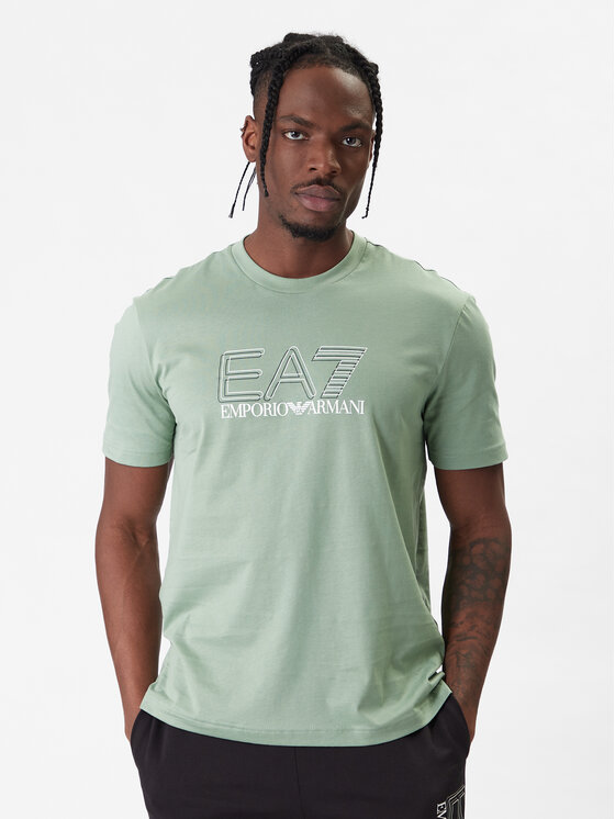EA7 Emporio Armani Tricou 7M001307 AF10375 U7243 Verde Regular Fit