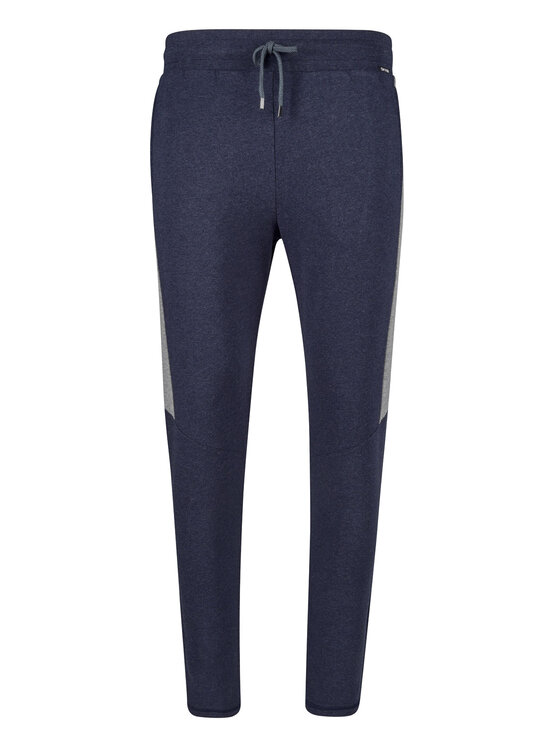 Skiny Skiny Kalhoty z materiálu 86833 Tmavomodrá Regular Fit