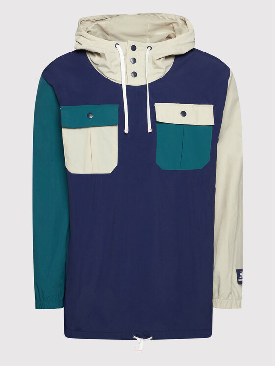 New Balance New Balance Kurtka anorak MJ13551 Granatowy Relaxed Fit