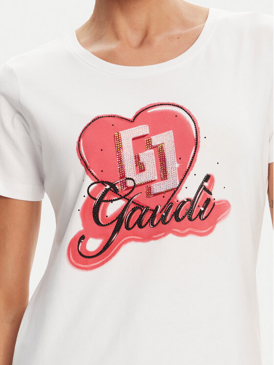 Gaudi Gaudi T-särk 511BD64037 Valge Regular Fit