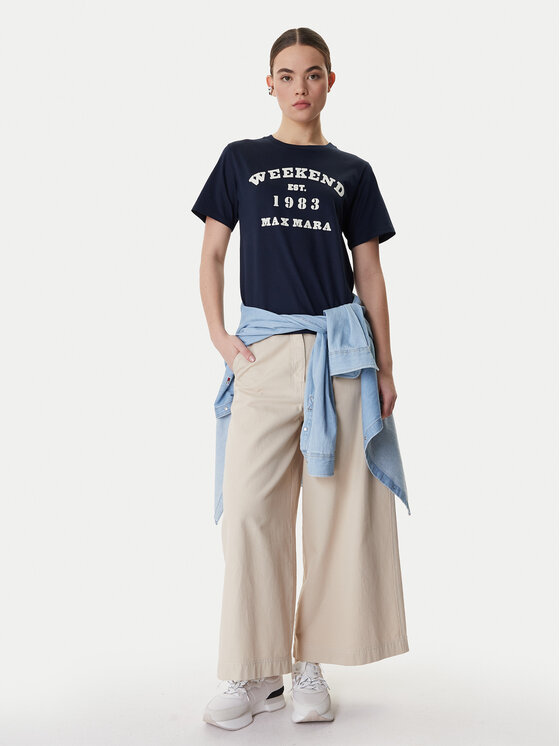 Weekend Max Mara Weekend Max Mara T-Shirt Tenue 2615971051 Tmavomodrá Regular Fit