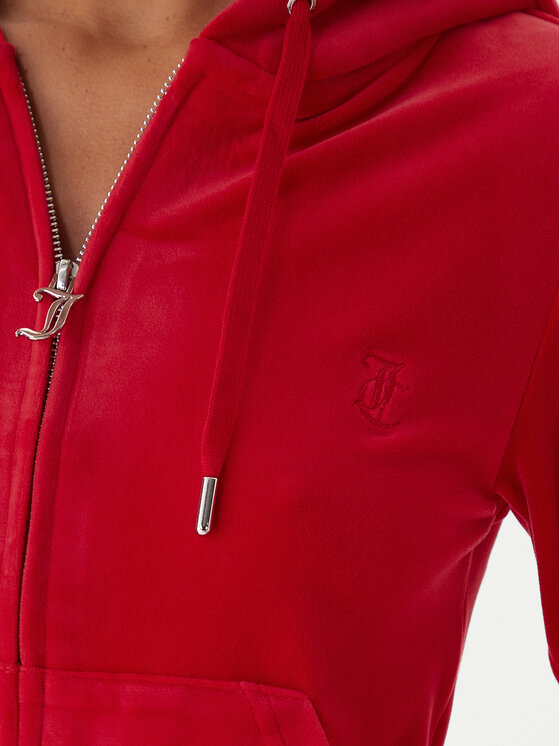 Juicy Couture Juicy Couture Džemperis Robertson JCAP176 Raudona Slim Fit