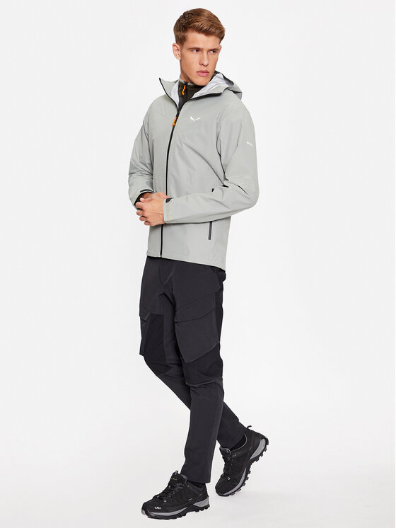 Salewa Salewa Regenjacke Puez 2.5L 28615 Grau Regular Fit