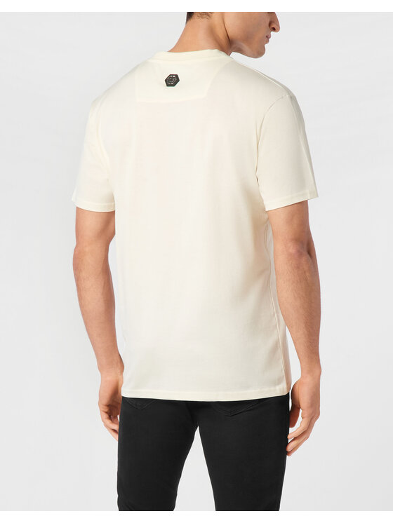 PHILIPP PLEIN PHILIPP PLEIN T-Shirt 24925 Biały Regular Fit