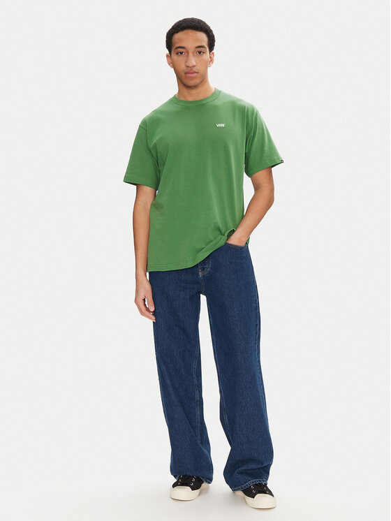 Vans Vans Футболка Left Chest II VN000P1P Зелений Loose Fit