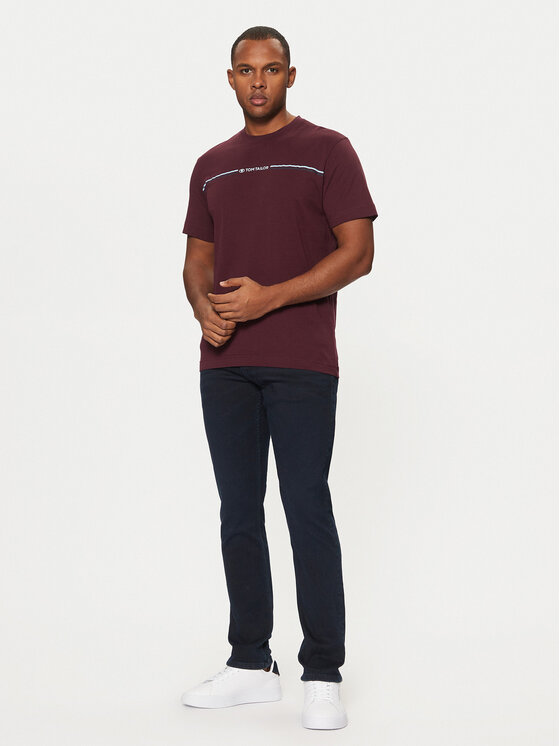 Tom Tailor Tom Tailor T-särk 1037803 Bordoopunane Regular Fit