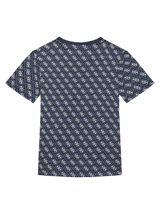 Guess Guess Тишърт L5YI19 K8HM4 Тъмносин Regular Fit