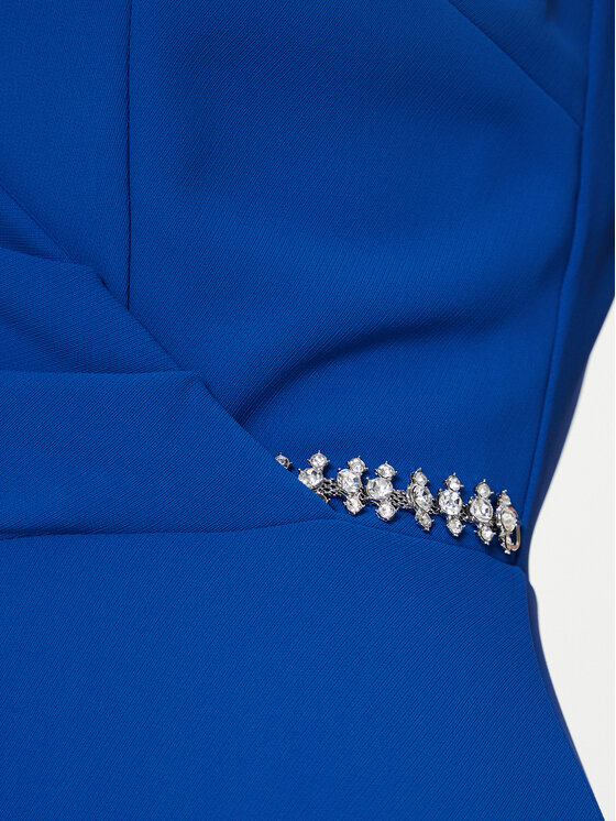 Rinascimento Rinascimento Kokteiļkleita CFC0118517003 Zils Regular Fit