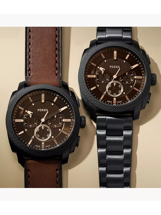 Fossil Fossil Zegarek FS6097 Czarny