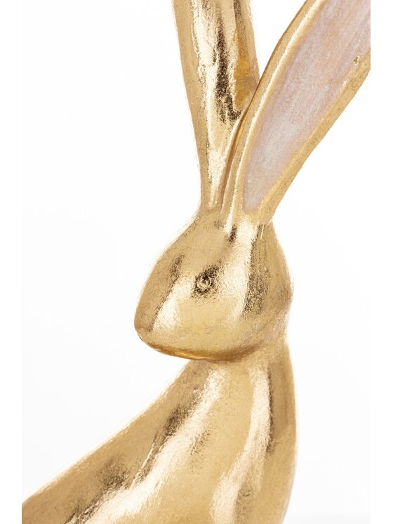 MIAhome MIAhome Figurka królik 30x10x12 cm SVELTA Złoty