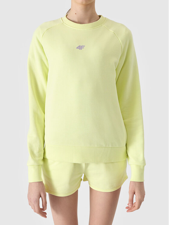 4F 4F Felpa 4FJWSS24TSWSF0920-72S Verde Regular Fit