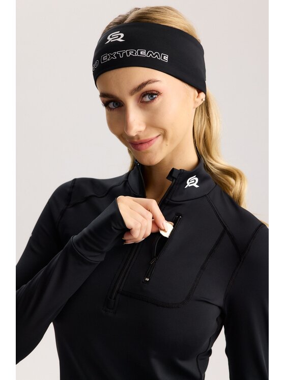 ROUGH RADICAL ROUGH RADICAL Komplet bielizny termoaktywnej PRO EXTREME RUN WOMEN Czarny Slim Fit