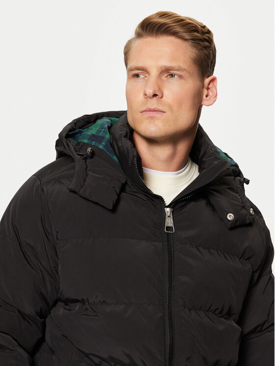 Hunter Hunter Зимова куртка HARM0005242 Чорний Regular Fit